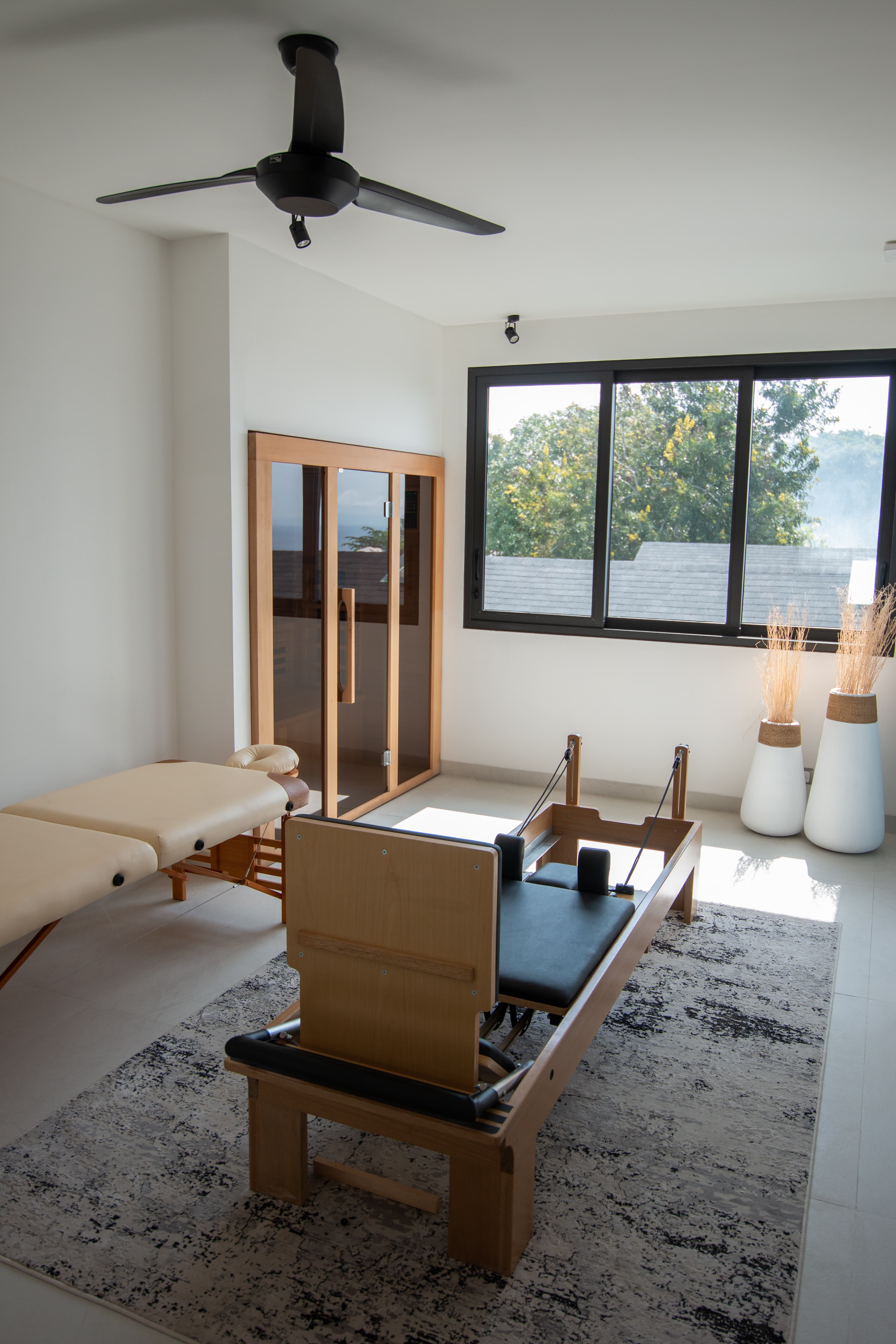 Bingin Hill Villa — rooftop spa and sauna room