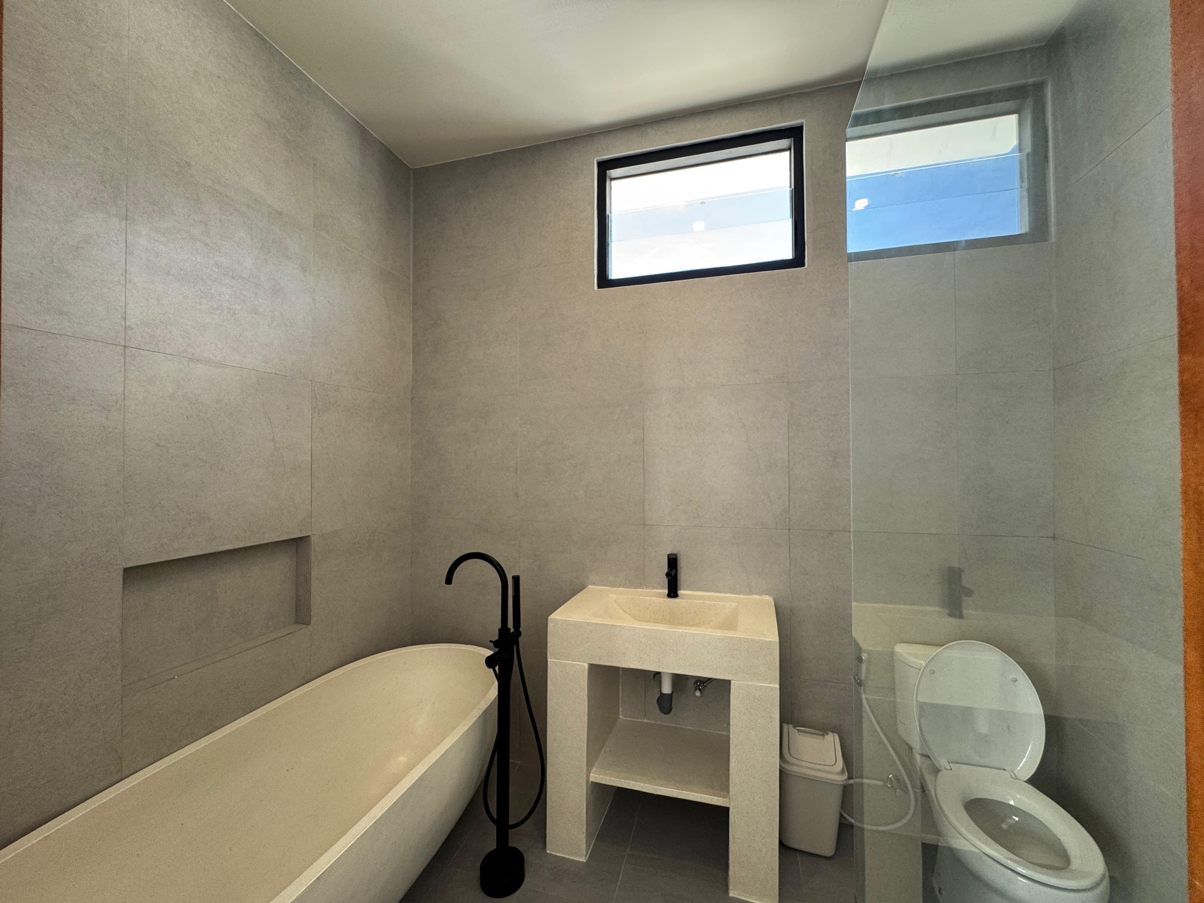 Infinity Villa — bathroom with soaking tub