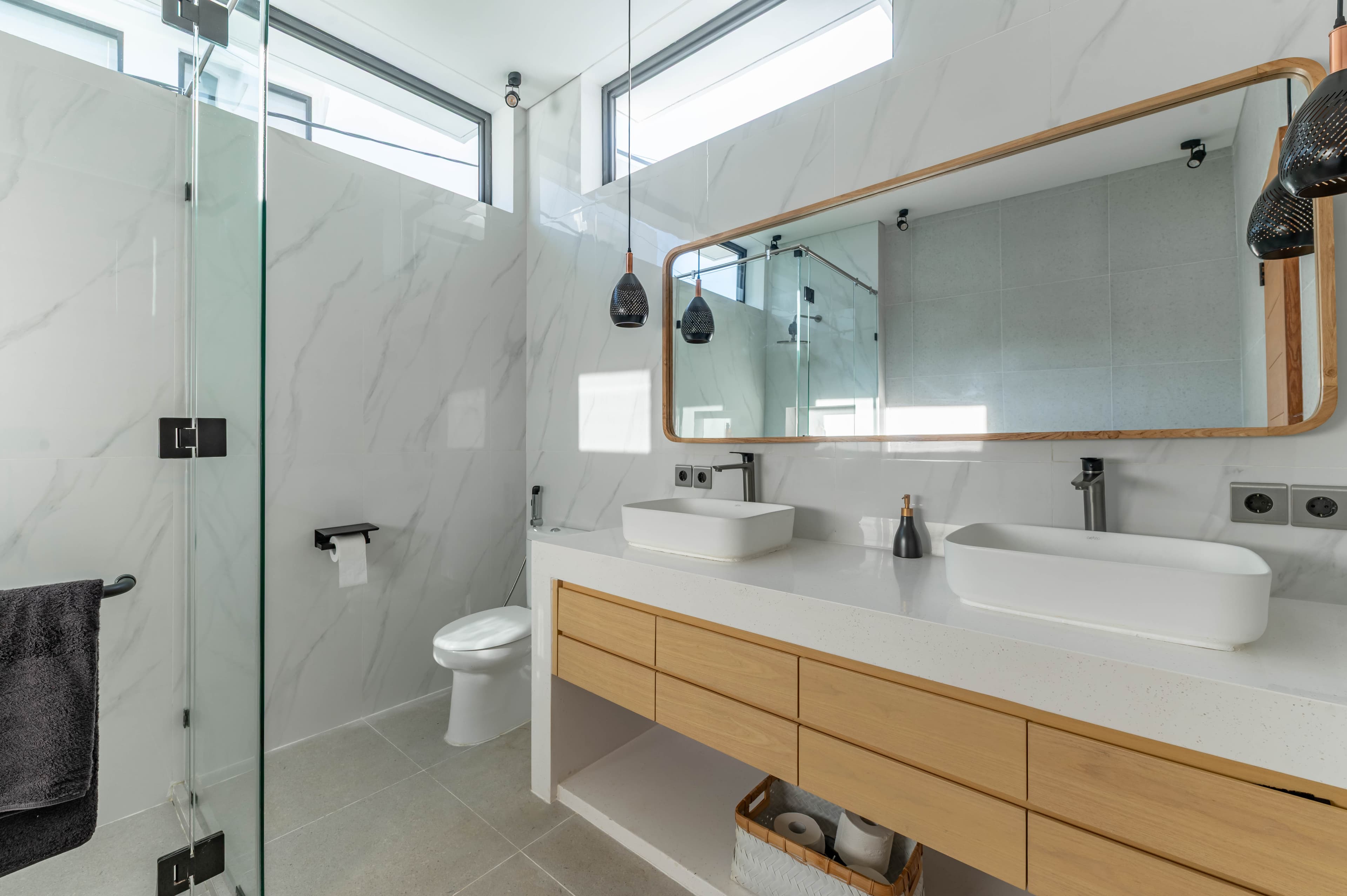 River View 4 — master bathroom double vanity